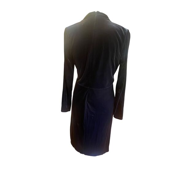 Lauren Ralph Lauren Grey Velvet Dress Size 8 MSRP: $145 - Picture 7 of 8